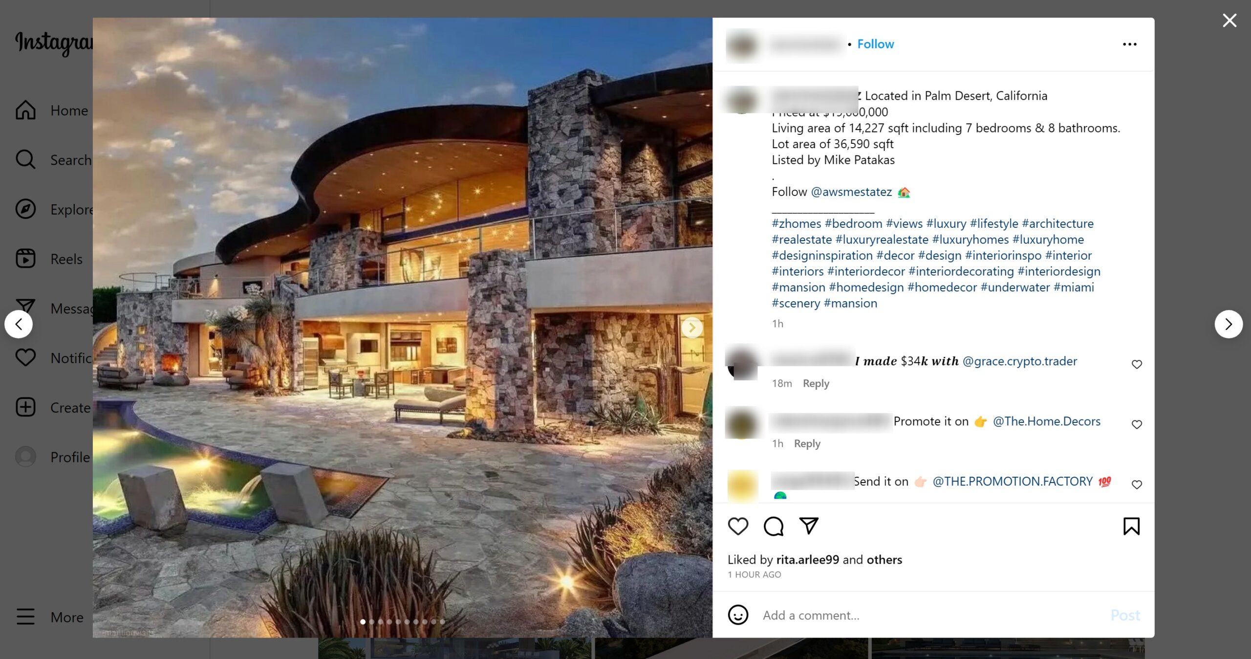 Instagram Real Estate Ad